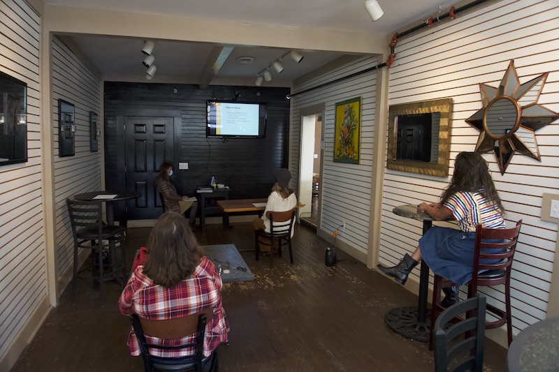 Photo of the Missouri Organic Association fall workshop watch party