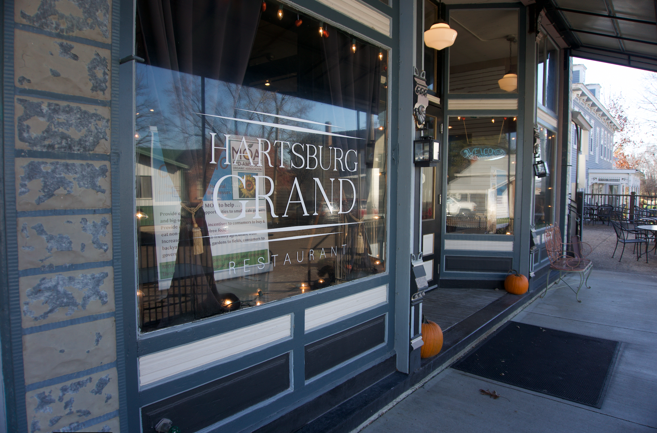 Photo of the Hartsburg Grand, where the Missouri Organic Association fall workshop was held