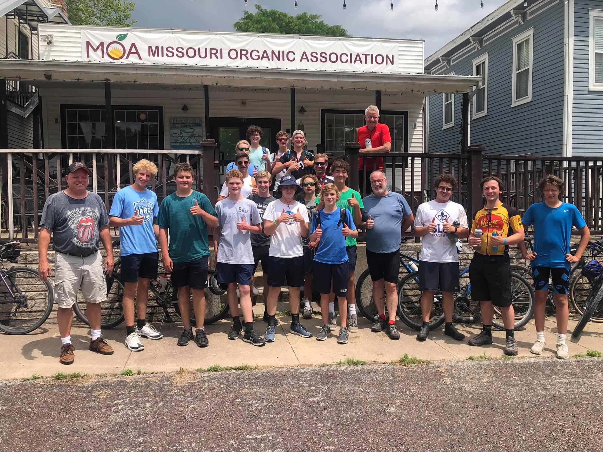 Frank's PE Class at the Missouri Organic Association event