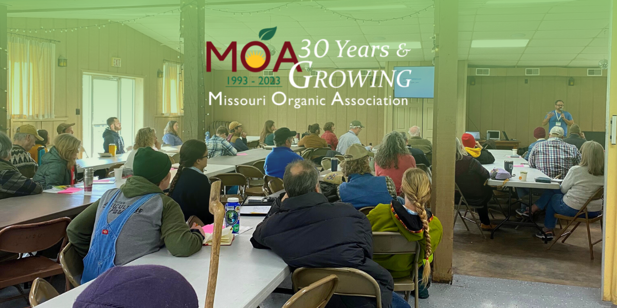Organic farming conference in Missouri with the Missouri Organic Association