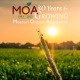 A view of an organic farm that practices organic, regenerative, and sustainable practices